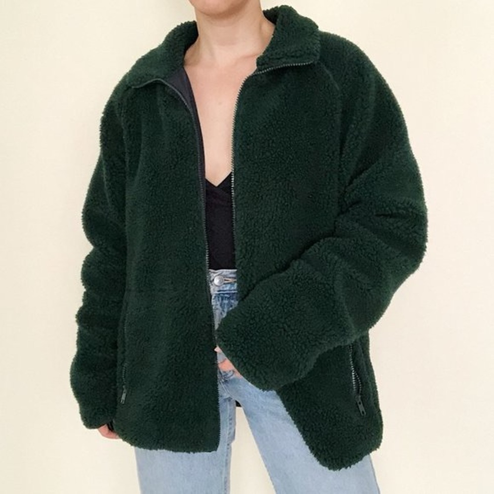 Brandy Melville John Galt Sherpa Fleece Jacket